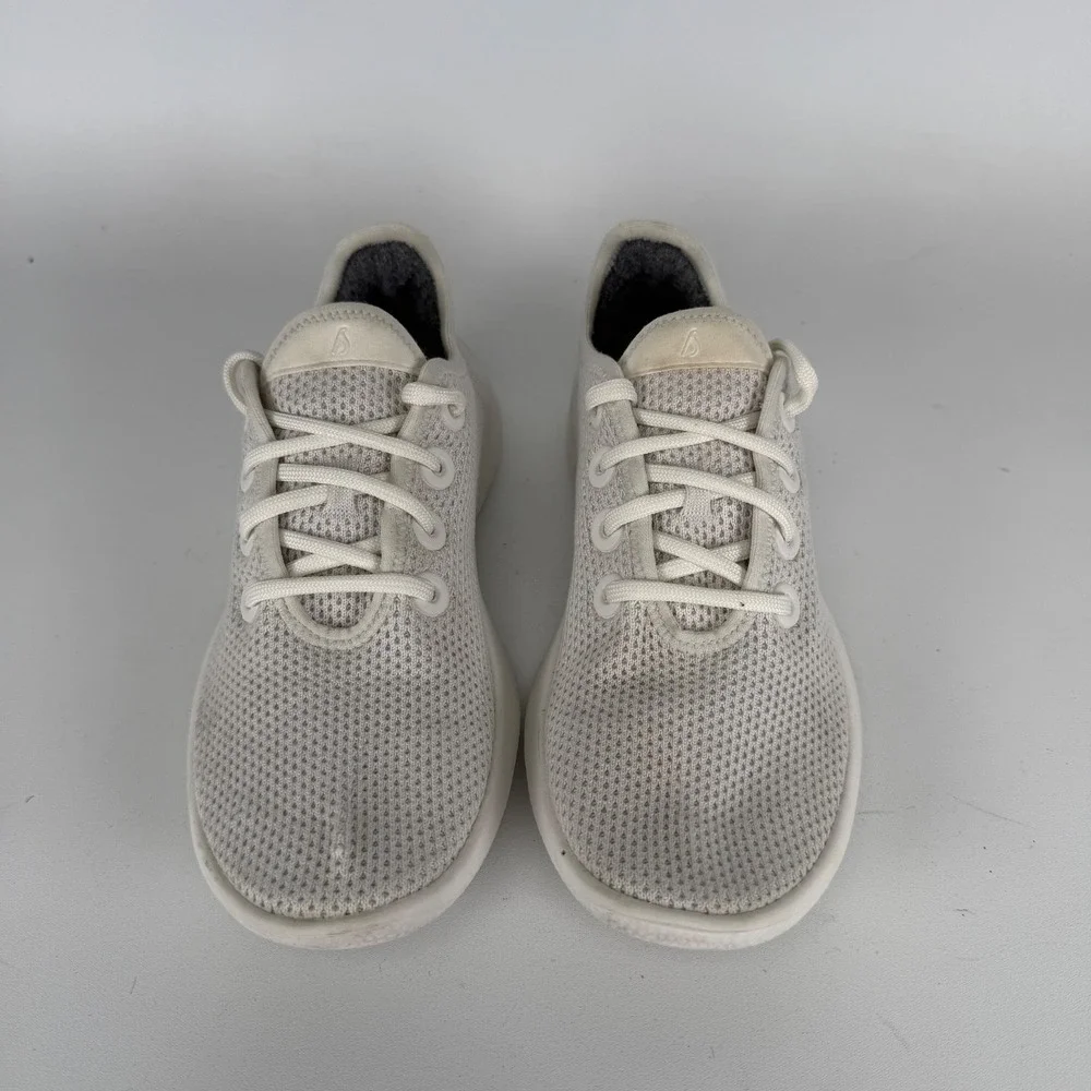 ALLBIRDS White Tree Runners Lace Up Running Sneakers Shoes Women's 7